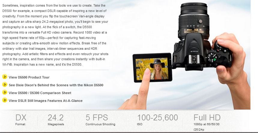 Nikon Dslr D5500
