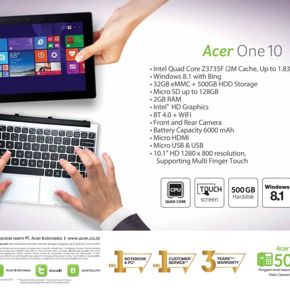 ACER one 10