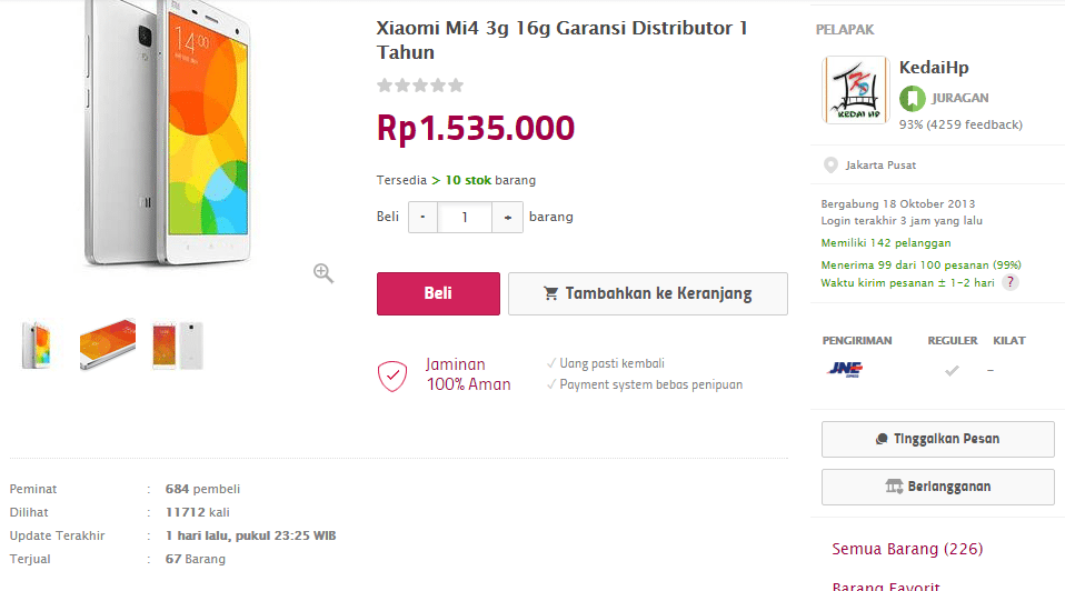 mi4 terbaru