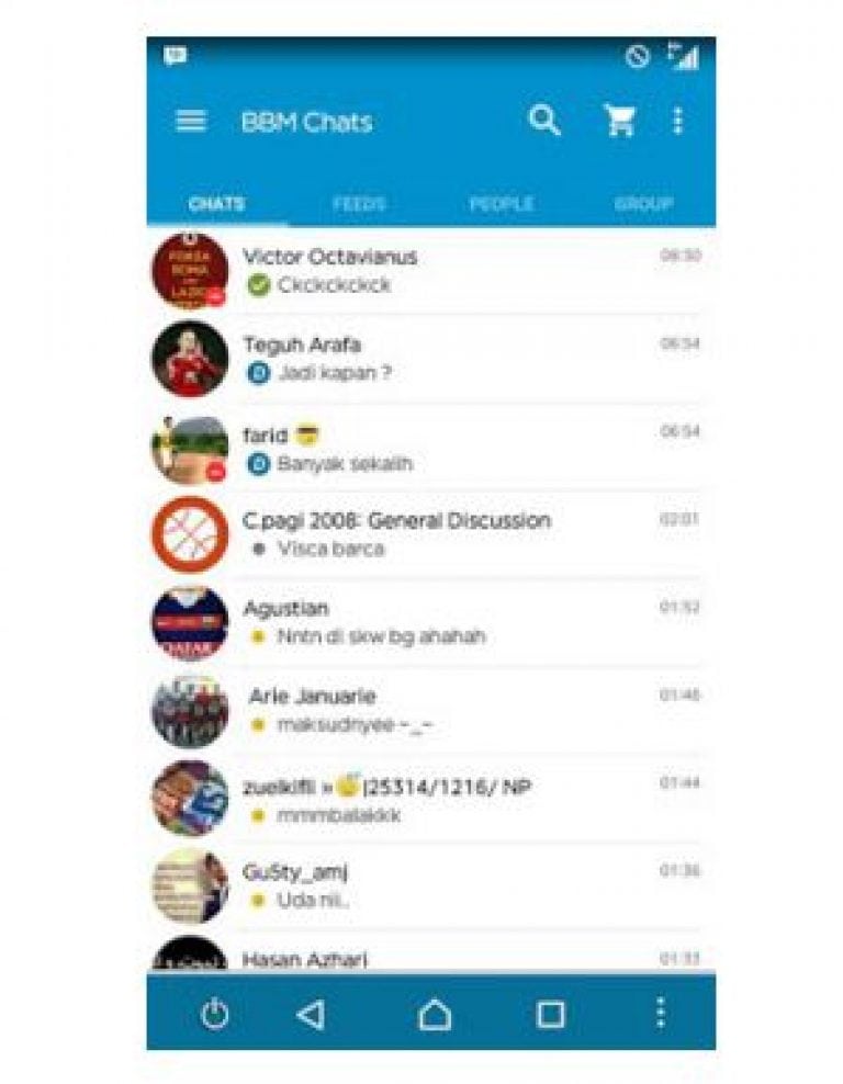 Download BBM MOD transparan IOS iphone Clone Ringan Terbaru tanpa root