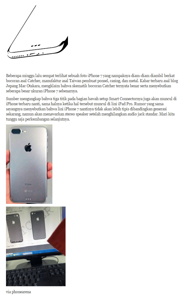 rumor iphone 7 2016