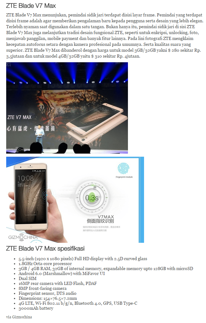 zte blade v7 max