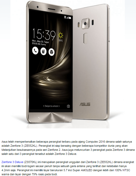 asus zenfone 3 deluxe resmi 1