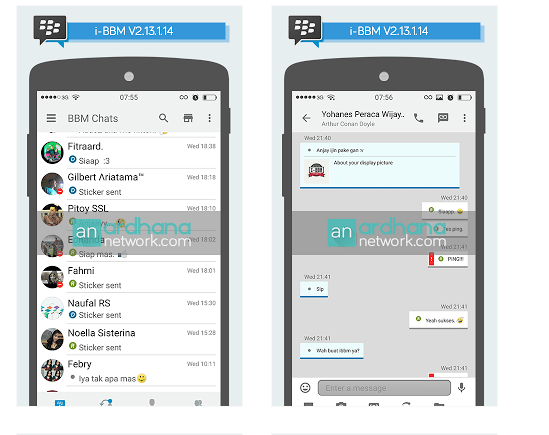 Download BBM MOD transparan IOS iphone Clone Ringan Terbaru tanpa root 3.2.0.6 APK  Desember 2016