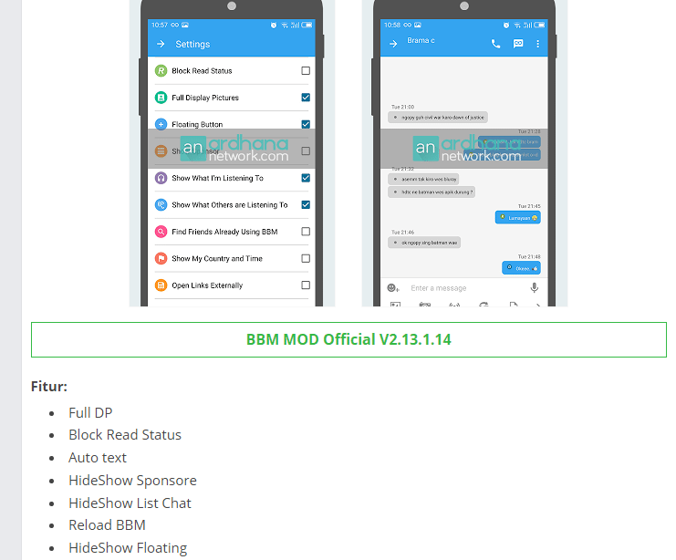 Download BBM MOD transparan IOS iphone Clone Ringan ...