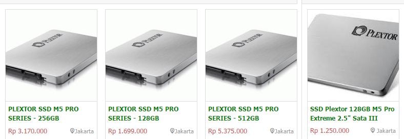 harga SSD 256gb terbaru 2