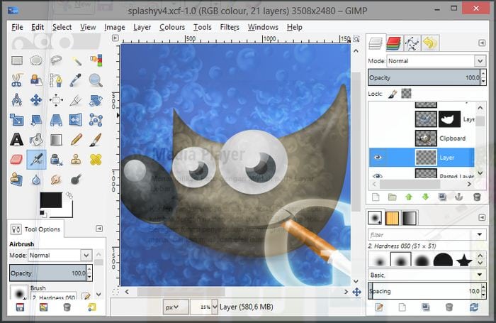 Software Edit Gambar seperti Photoshop untuk Windows 10 dan 8 Gratis 