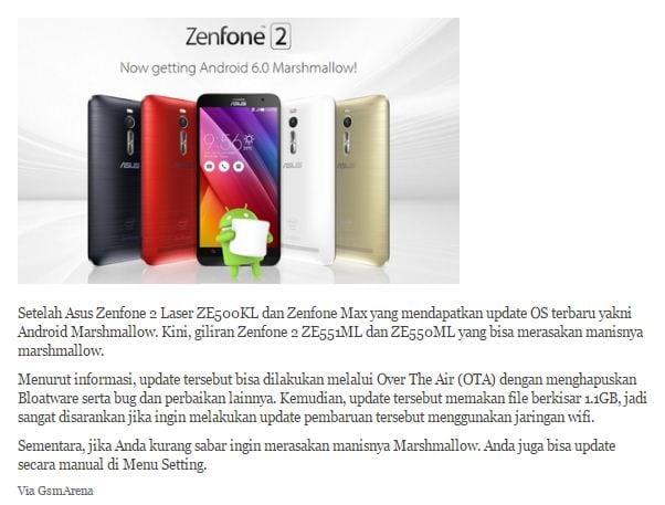 update marsmallow zenfone 2