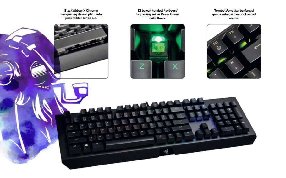 review keyboard gaming handal