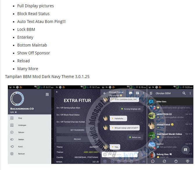 Download BBM MOD transparan IOS iphone Clone Ringan 