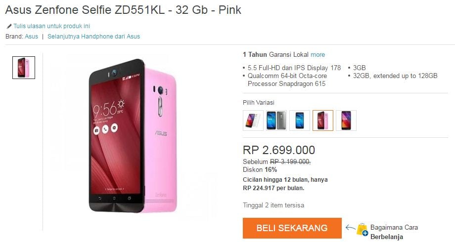 Harga Smartphone / hp Android, IOS, kamera Terbaik 2 Juta 