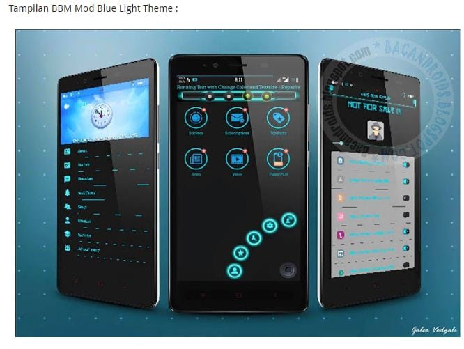 Download BBM MOD transparan IOS iphone Clone Ringan 