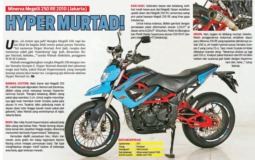 39 Gambar modifikasi motor jakarta barat Paling Keren