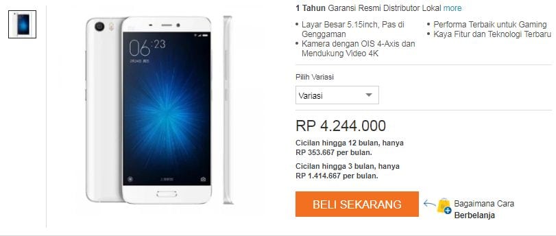 Harga HP / Smartphone Xiaomi Terbaik Terbaru Tercanggih 