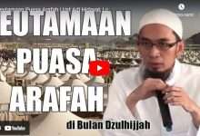 Niat Puasa Arafah
