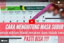 Cara Menghitung Masa Subur Setelah Haid
