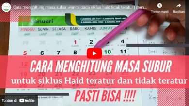 Cara Menghitung Masa Subur Setelah Haid