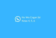 No Wa Cogan Sd Kelas 4, 5, 6