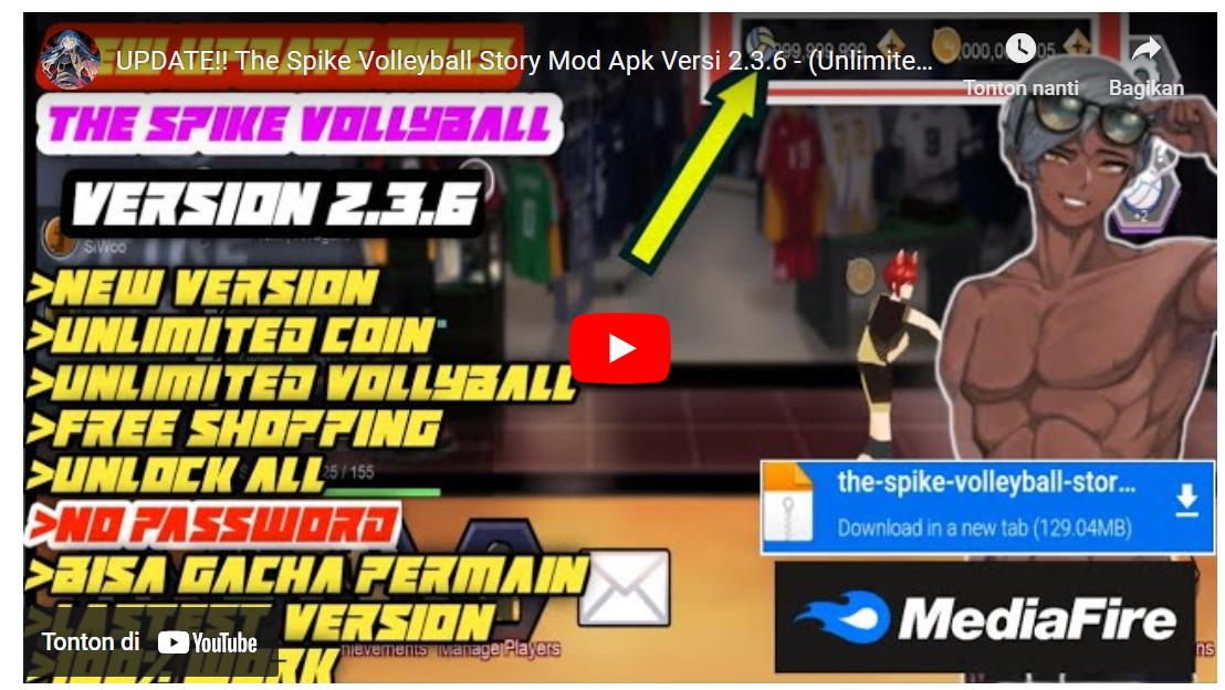 Unlimited Money in Spike Volleyball Story Mod Apk 2.3.6