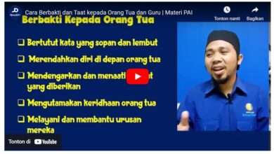Yang Termasuk Cara Berbakti Kepada Orang Tua Dan Guru Adalah