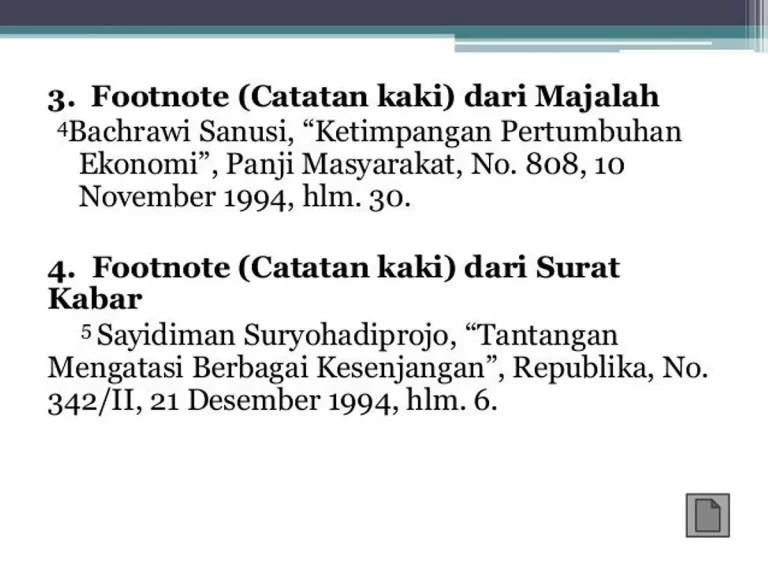 Keajaiban Penggunaan Footnote dalam Penulisan