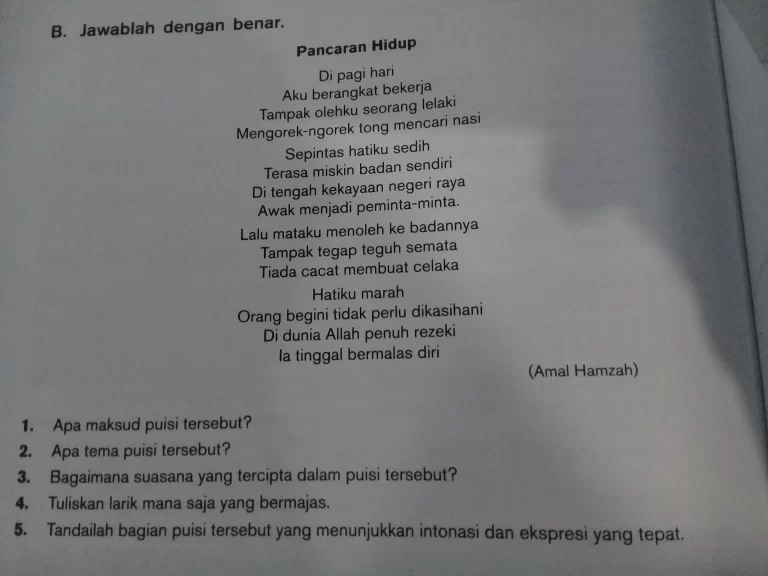 Langkah-langkah Analisis Tema Puisi