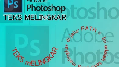 Membuat Text Melingkar di Photoshop dengan Lebih Kreatif