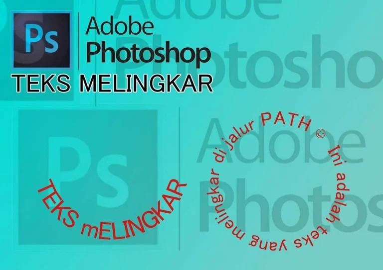 Membuat Text Melingkar di Photoshop dengan Lebih Kreatif