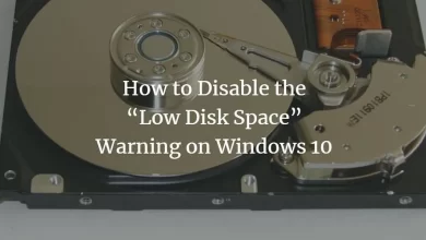 Memperbaiki Masalah Low Disk Space di Windows