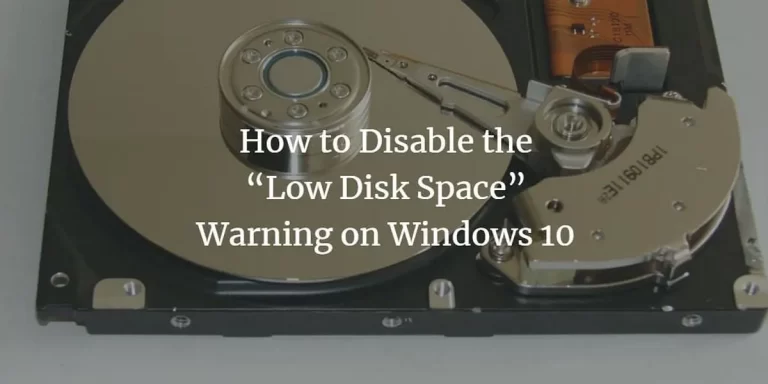 Memperbaiki Masalah Low Disk Space di Windows