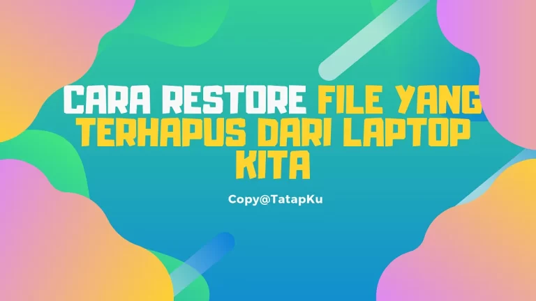 Memulihkan Video yang Terhapus dengan Mudah