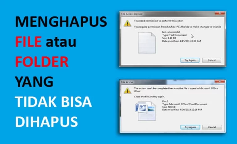 Mencegah Masalah Penghapusan File di Windows 7