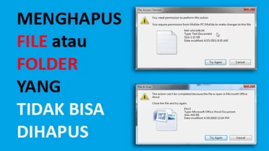 Mengatasi File yang Sulit Dihapus