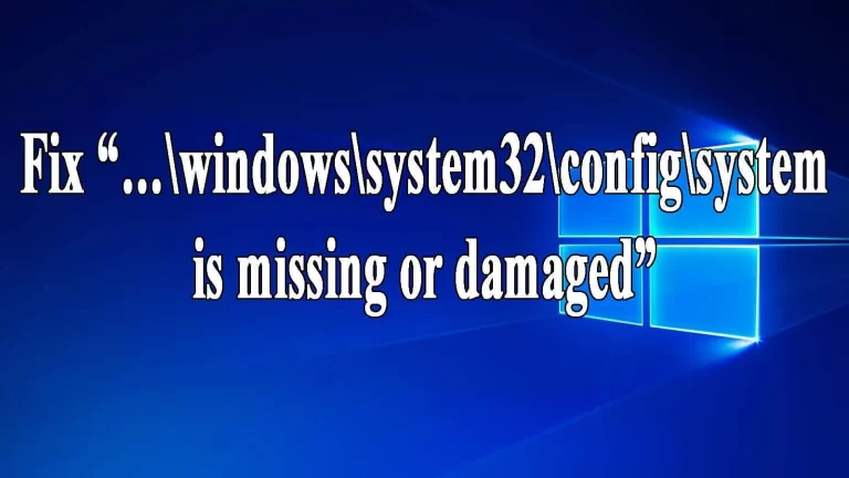 Mengatasi Masalah Windows 7 bt Windows System32