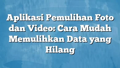 Mengembalikan Video yang Hilang di Android dengan Mudah