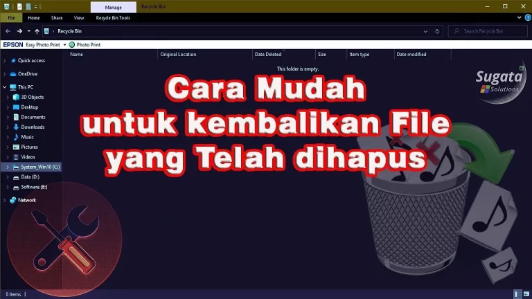 Pencegahan dan Tips Menghapus File yang Susah Dihapus