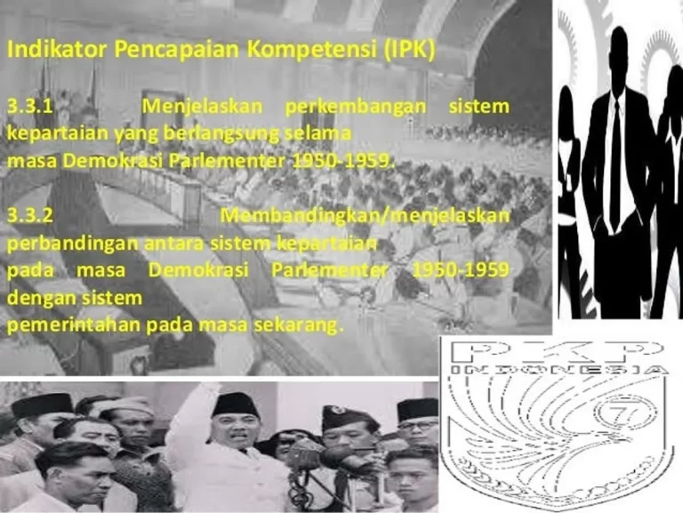 Perkembangan Sistem Kepartaian Masa Kini