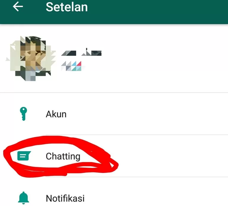 Sistem Backup dan Memulihkan Chat WA