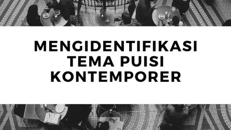 Tema Puisi dan Perkembangan Sastra