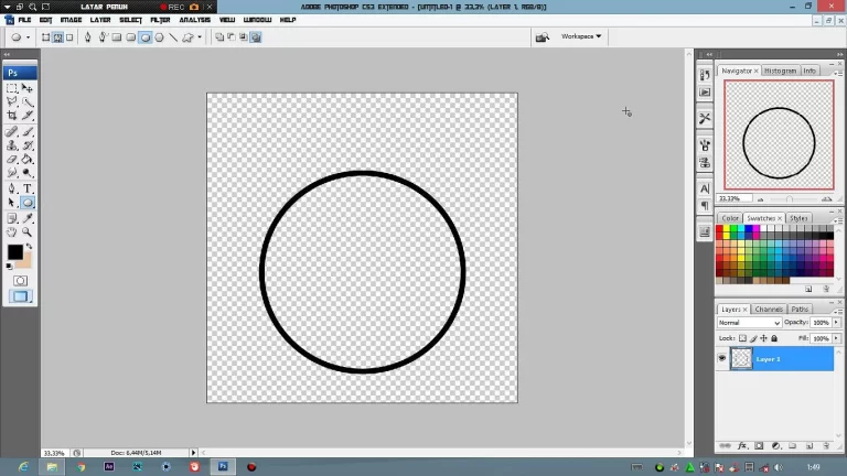 Tips dan Trik Edit Lingkaran di Photoshop